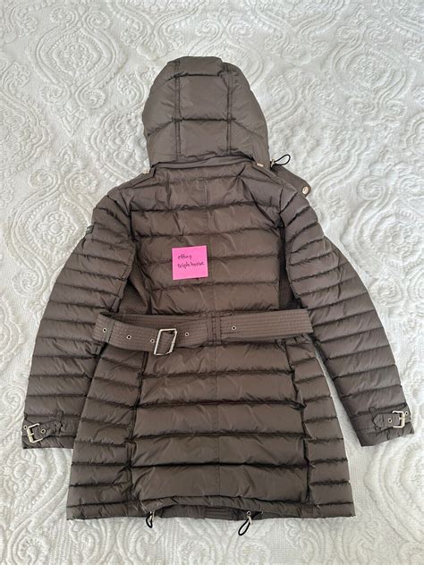 burberry harrowden mink grey|NEW BURBERRY WOMENS HARROWDEN DOWN PUFFER .